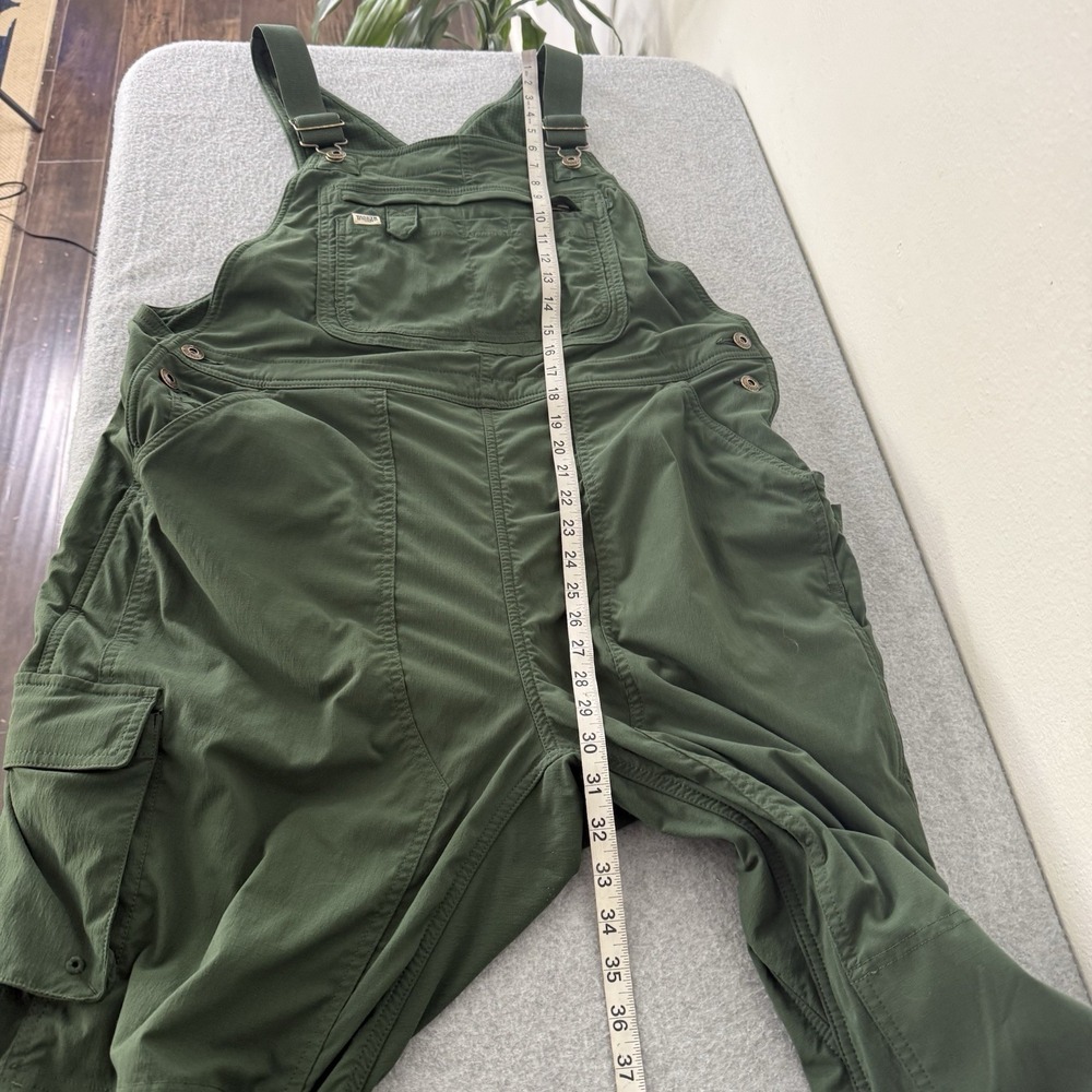 Duluth Trading Heirloom Gardening Lined Green Bib Overalls Women's Large X 31 - Picture 10 of 15